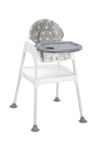 MC.PİEROBABY EXTRA PADDED HIGH CHAIR CUSHION HIGH CHAIR INNER SUPPORT CUSHION GRAY STAR - 5
