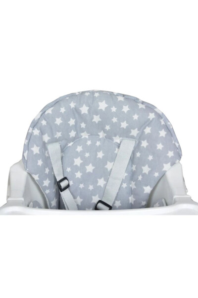 MC.PİEROBABY EXTRA PADDED HIGH CHAIR CUSHION HIGH CHAIR INNER SUPPORT CUSHION GRAY STAR - 7