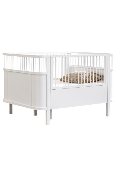 Mdf Beşik, Trend Büyüyen Beşik 90x130 - Trend Büyüyen Karyola 90x190-Beyaz - 4