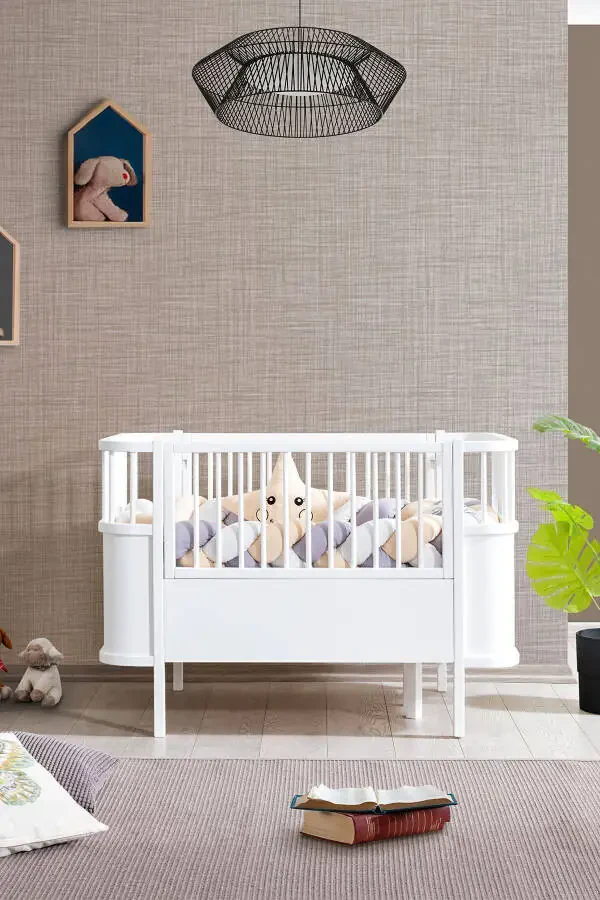 MDF Crib, Bella Convertible Crib 90x120 - Bella Bed Frame - 2