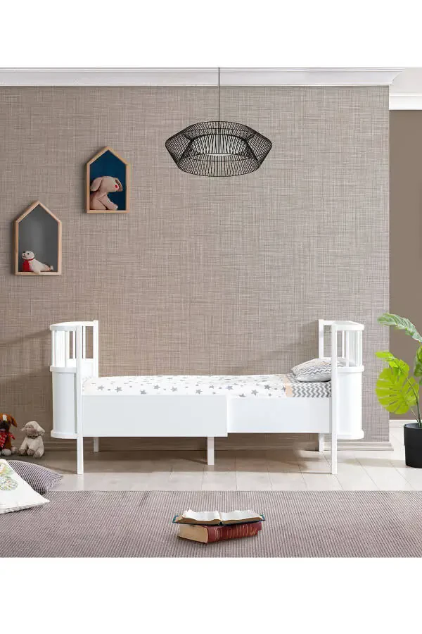 MDF Crib, Bella Convertible Crib 90x120 - Bella Bed Frame - 4