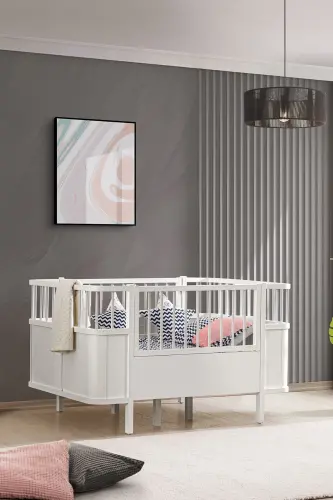 MDF Crib, Siesta Growing Crib 90x130 - Siesta Bed 90x190 - SETAY (1)