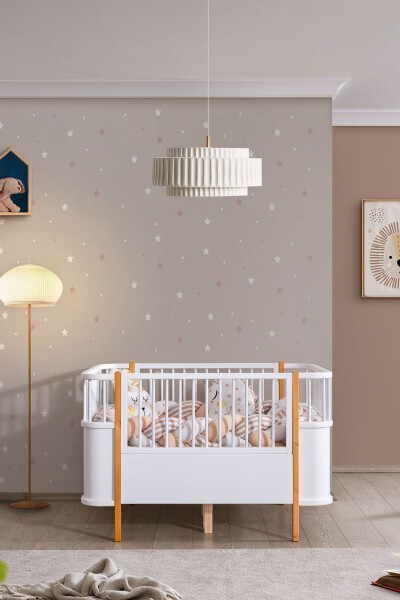Mdf Кроватка, Bella Растущая Кроватка 90x120 1 Шт. Comfort Матрас - 2