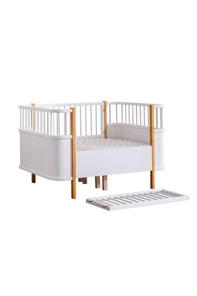Mdf Кроватка, Bella Растущая Кроватка 90x120 1 Шт. Comfort Матрас - 3
