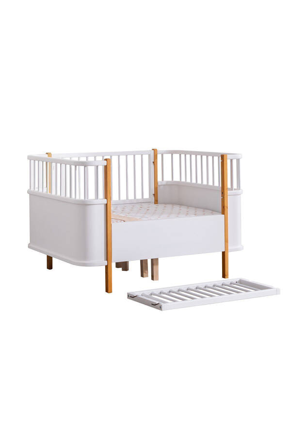Mdf Кроватка, Bella Растущая Кроватка 90x120 1 Шт. Comfort Матрас - 3