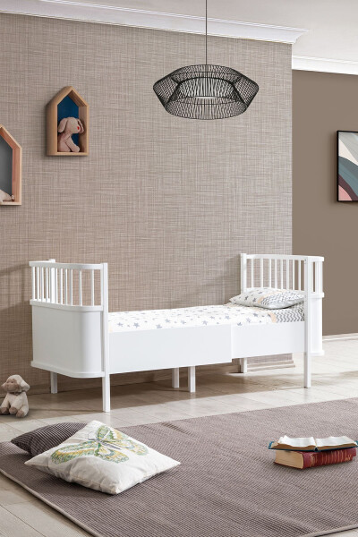 MDF Кроватка, Bella Растущая Кроватка 90x120 - Bella Кровать 90x190 - 3