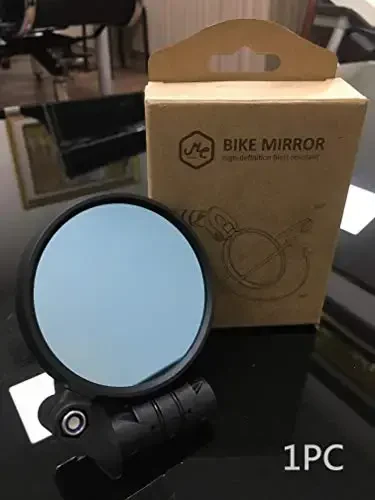 MEACHOW Bar End Bike Mirror [Upgraded Version] Scratch Resistant Glass Lens,HD,Safe Rearview Mirror,ME-001 - 6