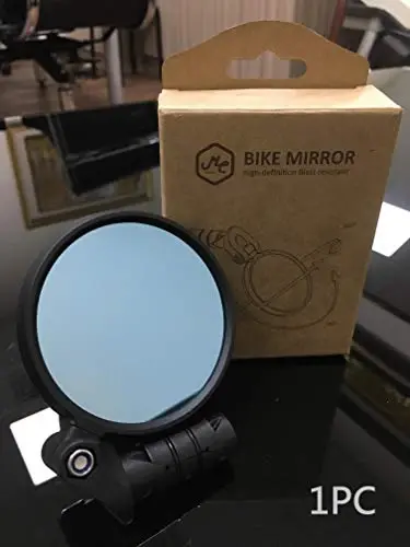 MEACHOW Bar End Bike Mirror [Upgraded Version] Scratch Resistant Glass Lens,HD,Safe Rearview Mirror,ME-001 - 6