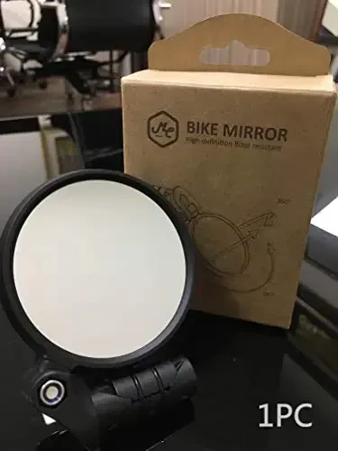 MEACHOW Bar End Bike Mirror [Upgraded Version] Scratch Resistant Glass Lens,HD,Safe Rearview Mirror,ME-001 - 6