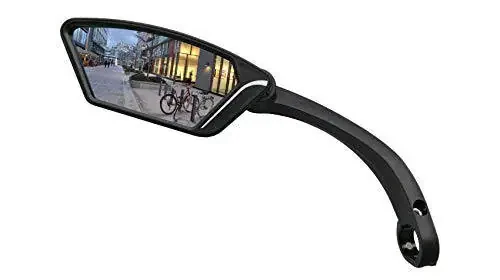 MEACHOW New Scratch Resistant Glass Lens,Handlebar Bike Mirror, Rotatable Safe Rearview Mirror, Bicycle Mirror,ME-002 - 1