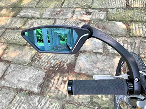 MEACHOW New Scratch Resistant Glass Lens,Handlebar Bike Mirror, Rotatable Safe Rearview Mirror, Bicycle Mirror,ME-002 - 5