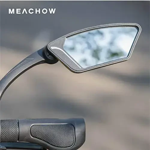 MEACHOW Новый устойчивый к царапинам стеклянный объектив, Зеркало для руля велосипеда, Поворотное безопасное зеркало заднего вида, Зеркало для велосипеда, ME-002 - 5