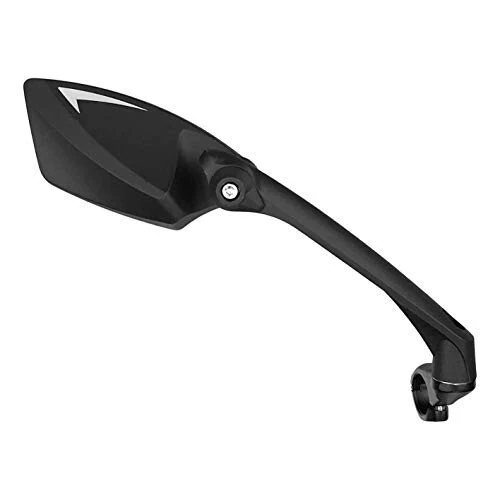 MEACHOW New Scratch Resistant Glass Lens,Handlebar Bike Mirror, Rotatable Safe Rearview Mirror, Bicycle Mirror, (Silver Right Side) ME-006RS - MEACHOW (1)