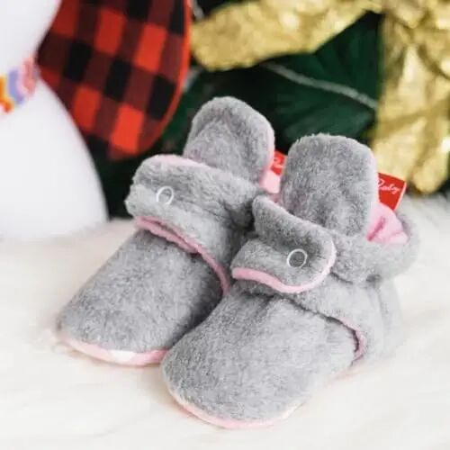 Meckior Newborn Infant Baby Girls Boys Warm Fleece Winter Booties First Walkers Slippers Shoes - 4