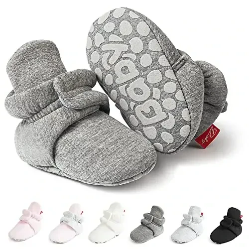 Meckior Newborn Infant Baby Girls Boys Warm Fleece Winter Booties First Walkers Slippers Shoes - 3