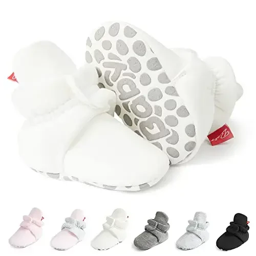 Meckior Newborn Infant Baby Girls Boys Warm Fleece Winter Booties First Walkers Slippers Shoes - 3