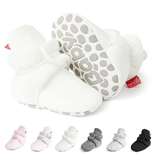 Meckior Newborn Infant Baby Girls Boys Warm Fleece Winter Booties First Walkers Slippers Shoes - 3