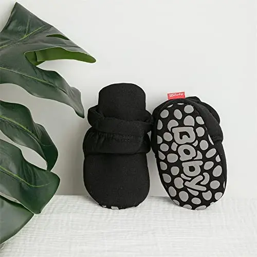 Meckior Newborn Infant Baby Girls Boys Warm Fleece Winter Booties First Walkers Slippers Shoes - 6