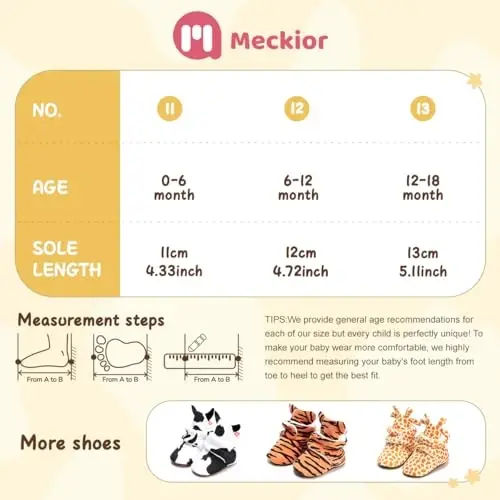 Meckior Newborn Infant Baby Girls Boys Warm Fleece Winter Booties First Walkers Slippers Shoes - MECKIOR (1)