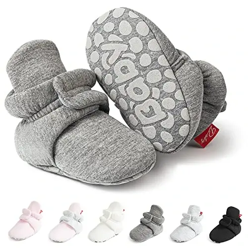 Meckior Newborn Infant Baby Girls Boys Warm Fleece Winter Booties First Walkers Slippers Shoes - 3