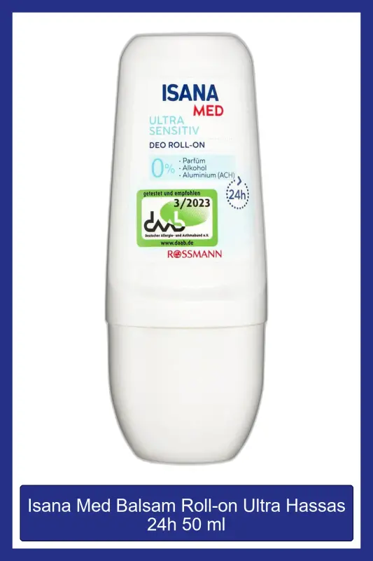 Med Balsam Roll-on Ultra Sezgir 24 soat 50 ml - ISANA