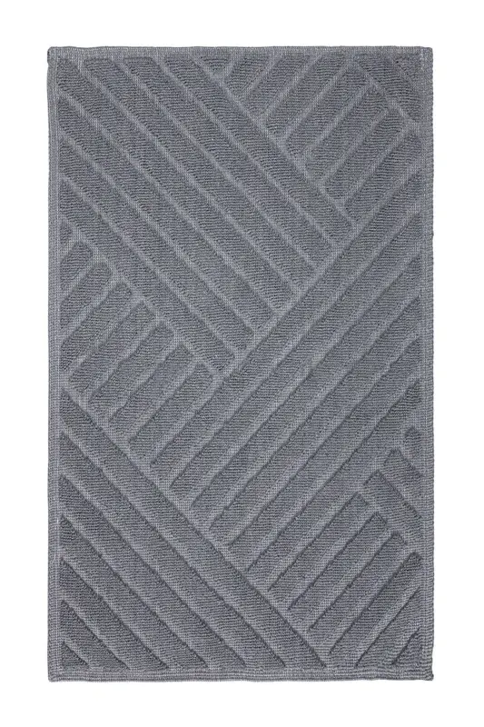 Medea Kulrang 2 dona Paxta Vanna Xonasi Gilam To'plami 60x100 60x50 8593 - 3