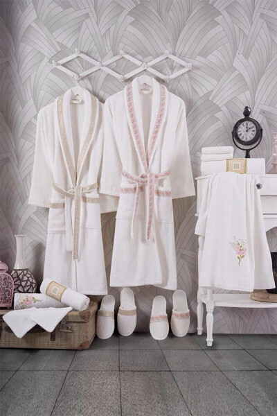 Mediterranean 20 Piece Boxed Bridal Robe Set - 1