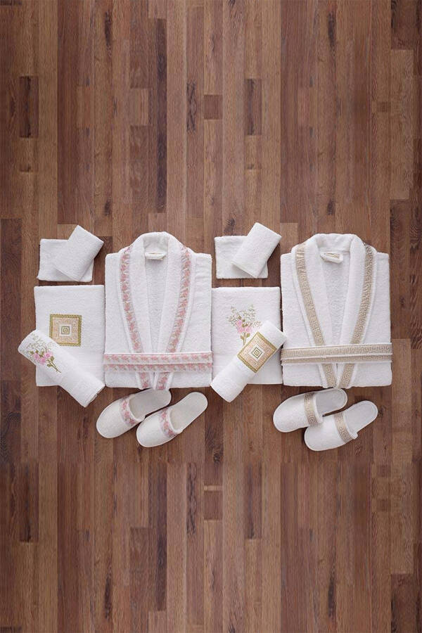 Mediterranean 20 Piece Boxed Bridal Robe Set - 2