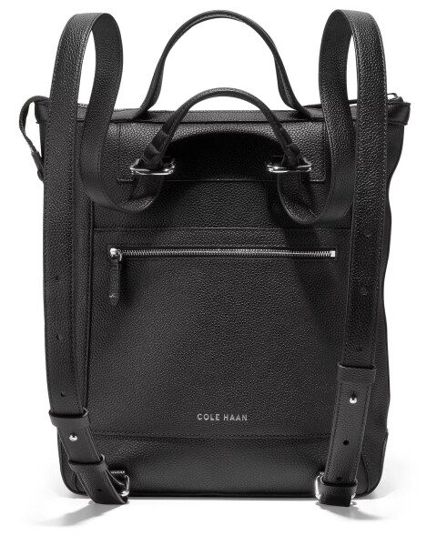 Medium Grand Ambition Convertible Leather Backpack Black - 2