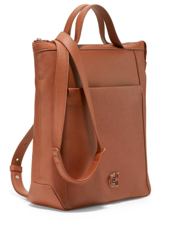 Medium Grand Ambition Convertible Leather Backpack British Tan - 3