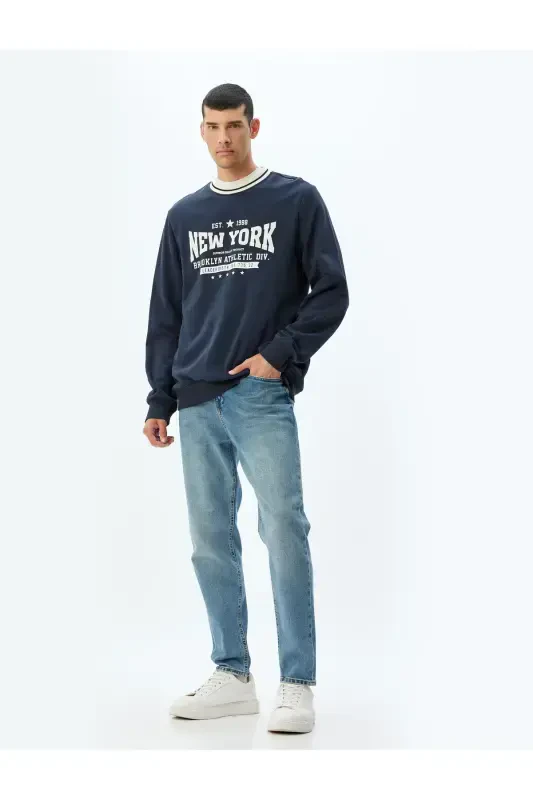 Medium Indigo Men's Jeans 5WAM40129ID-MEDIUM INDIGO12 - KOTON