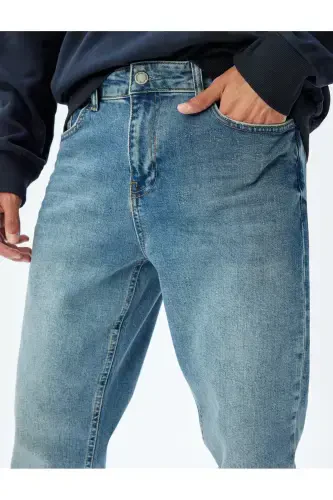 Medium Indigo Men's Jeans 5WAM40129ID-MEDIUM INDIGO12 - 5