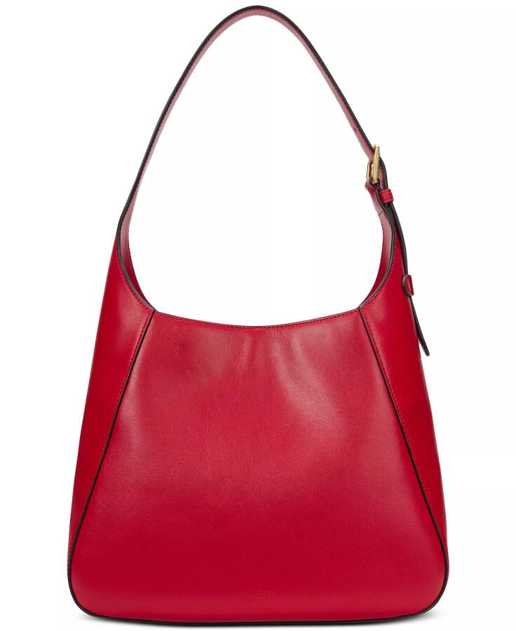 Medium Leather Tanner Shoulder Bag Festive Red - 4