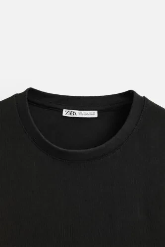 MEDIUM WEIGHT BASIC T-SHIRT - Black - 8