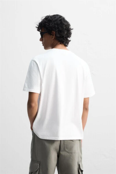 MEDIUM WEIGHT SLIM FIT T-SHIRT-White - 3