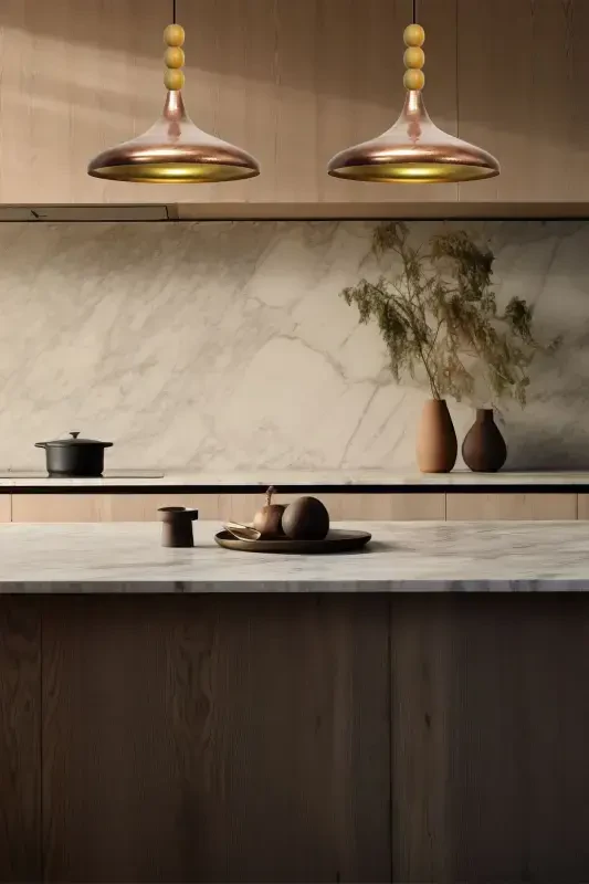 Медный Патина Чемпион Деревянный Бусинный Одиночный Люстра Подвесной Светильник Салон Кухня Бутик Лампа-патина - 2