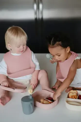 Mega Boy Silikon Soʻrgʻichli Oldbogʻ - Ikkita Qulflangan Sozlanishi Mumkin Boʻlgan Chaqaloq Oldbogʻi - Pushti - 5