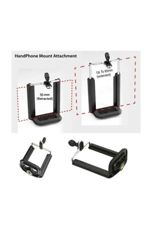 Mega Paket Bluetooth Kumandalı 10 duymli Ring Light Youtuber Tiktok Led Telefon ushlagichli 2.1mt Tripod-MEGA PAKET 10 - 4