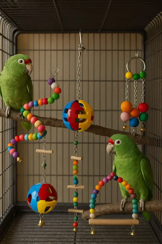 Mega Swing Toy Set of 6 for Budgies and Similar Sized Birds - 3