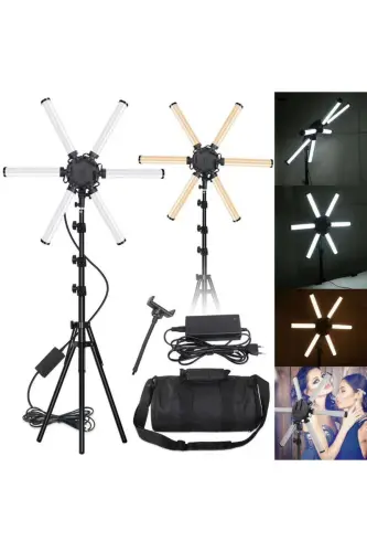 Megalux Yıldız Led Profesyonel Fotoğraf Video Youtuber Tiktoker Fenomen Çekim Sütüdyo Işığı-YILDIZ LED - EN SİGA (1)