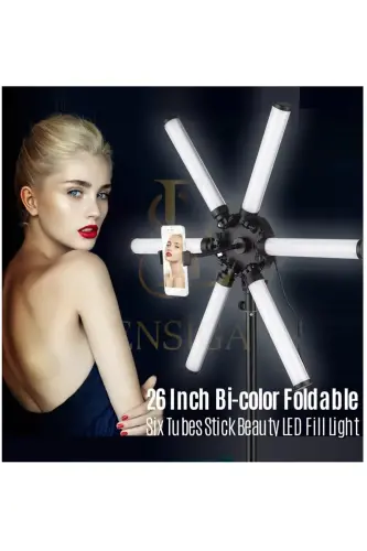 Megalux Yıldız Led Profesyonel Fotoğraf Video Youtuber Tiktoker Fenomen Çekim Sütüdyo Işığı-YILDIZ LED - 5