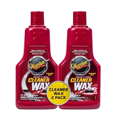 Meguiar's A1216 Cleaner Wax – 16 Oz Bottle (Pack of 2) - 1