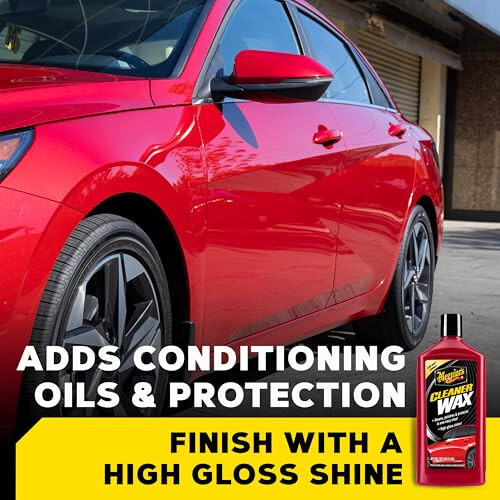 Meguiar's Cleaner Wax - Liquid Car Wax, Cleans, Polishes and Protects Your Vehicle - Easy to Use, Long-lasting Shine - 16 Oz - 4