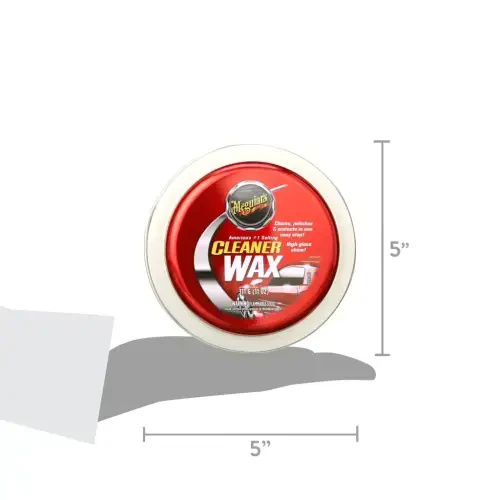Meguiar's Cleaner Wax - Paste Wax Cleans, Shines and Protects in One Easy Step - A1214, 11 oz - 2
