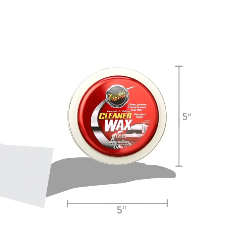Meguiar's Cleaner Wax - Paste Wax Cleans, Shines and Protects in One Easy Step - A1214, 11 oz - 3
