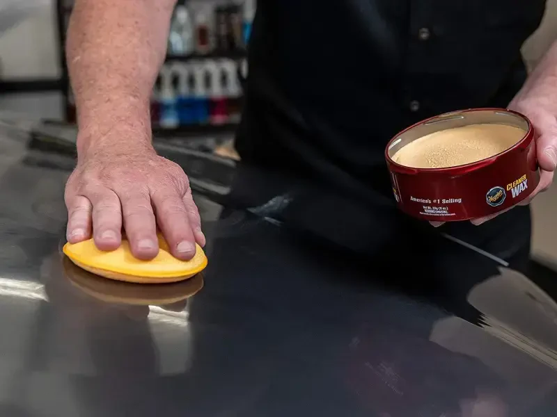 Meguiar's Cleaner Wax - Пастообразный воск очищает, придает блеск и защищает за один простой шаг - A1214, 11 унций - 4