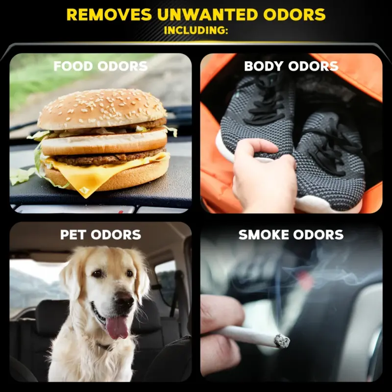 Meguiar's G181302 Whole Car Air Re-Fresher Odor Eliminator Mist, Black Chrome Scent, 2 oz - 6