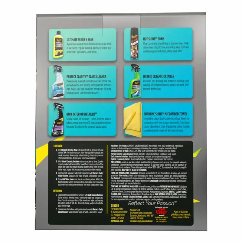 Meguiar's G55208 Avtomobilga Komple A'lo Ravoch Kit - 3