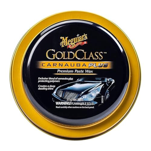 Meguiar's G7014J Gold Class Carnauba Plus Премиальная паста для воска, создает глубокий ослепительный блеск - 11 унций - 1