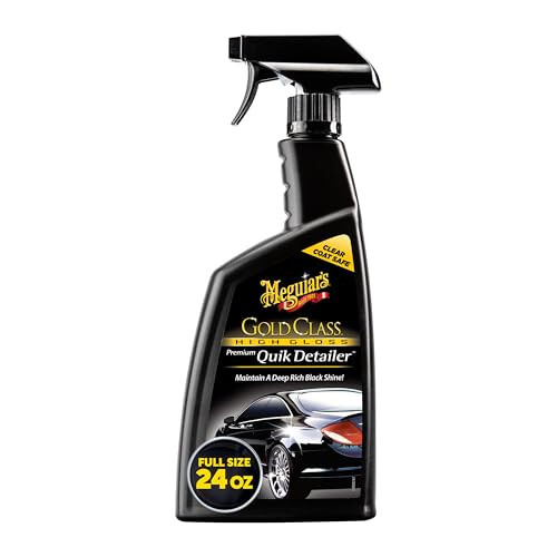 Meguiar's Gold Class High Gloss Premium Quik Detailer, High Lubricity Automotive Quick Detailer Spray that Preserves Wax and Leaves a Deep Dark Shine, 24 Oz Spray Bottle - 6
